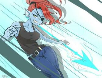 Anthropomorphism Cropped Undertale Undyne Wallpaper Background