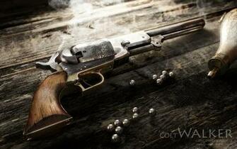 Colt Walker Weapon Pistol Western Wallpaper