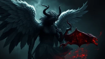 Black Angel Devil Wallpaper