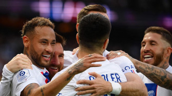 Psg Troyes Lionel Messi Kylian Mbappe Neymar All Score As