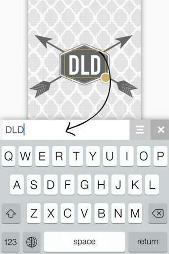 Shelp Rhonna Designs App Tutorial Make A Monogram iPhone Wallpaper