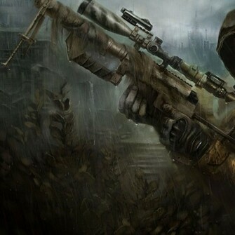Ghillie Suit Face Paint Wallpaper Art HD