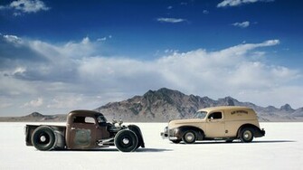 Wallpaper Classic Car Meeting