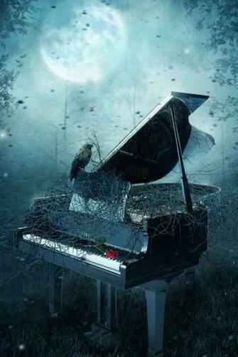 Floyd Angela Gamboa On Music Piano Art Artwork
