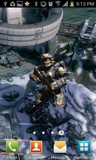 Halo Live Wallpaper App For Android