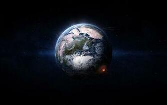 Wallpaper 0s HD Space 3d Graphics Nuclear Explosion