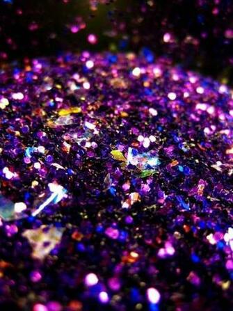 Purple Glitters Background And Quotes