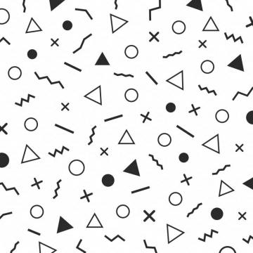 Minimalist Design Background Memphis Pattern