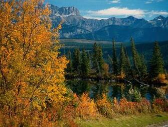 Alberta Canada Postcard Jasper National Park Wallpaper