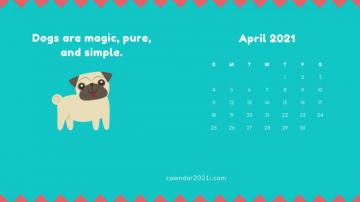 April Calendar Wallpaper