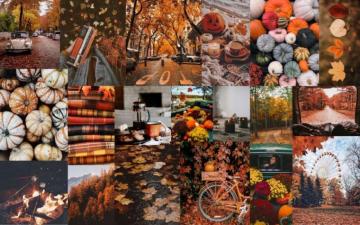 Wallpaper Fall Aesthetic Desktop Halloween