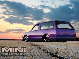 Mini Truckin Desktop Wallpaper June2011 Chevy S10 Blazer Rear