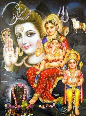 Lord Shiva Family Wallpaper High