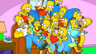 The Simpsons Abbey Road Wallpaper