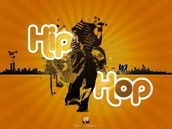 Underground Hip Hop Orange Wallpaper