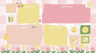 And Customizable Cute Desktop Wallpaper Templates