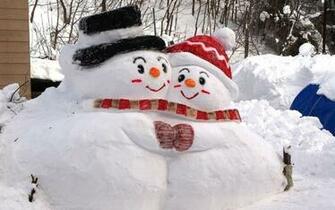 Snowmen Snow Winter Resolution