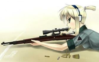 Anime Material Sniper Wallpaper
