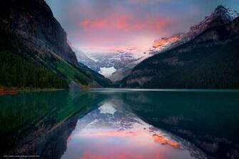 Crest Of Fire Lake Louise Banff National Park Alberta Canada