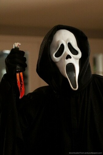 Ghostface In Scream Wallpaper For iPhone