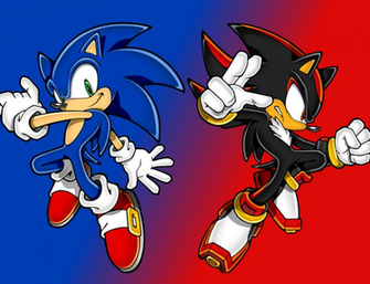 Sonic Vs Shadow Wallpaper By Mosharound In