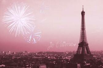 Wallpaper Paris Cute Pink