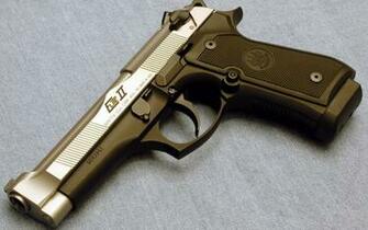 Beretta Elite Ii Close Up Gray Gun Military