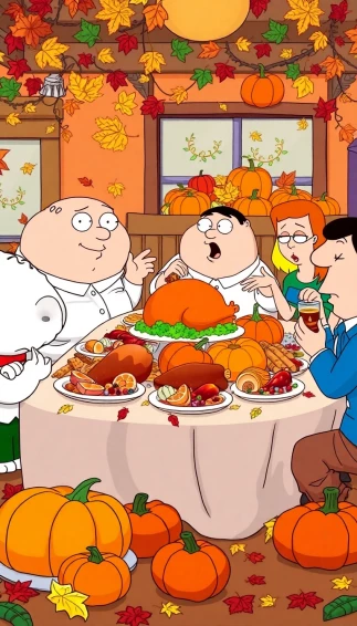 Family Guy Thanksgiving Wallpaper