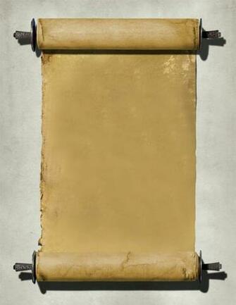 Designer Old Paper Scrolls Psd Material