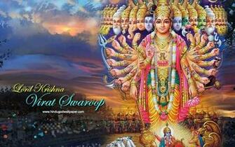 Home Religious Wallpaper Lord Krishna Virat