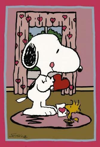 Snoopy Valentine S Day Flag
