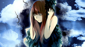 Crying Girl Computer Wallpaper Desktop Background Id
