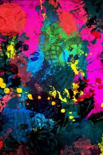 Watercolor Black S iPhone Wallpaper HD