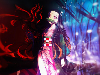 Demon Slayer Nezuko Kamado 2k Wallpaper