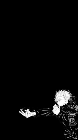 Gojo Satoru Jujutsu Kaisen Anime Artwork Wallpaper