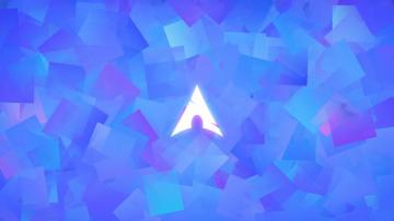 Blue Squares Wallpaper Artwork And Screenshots Arch Linux Forums