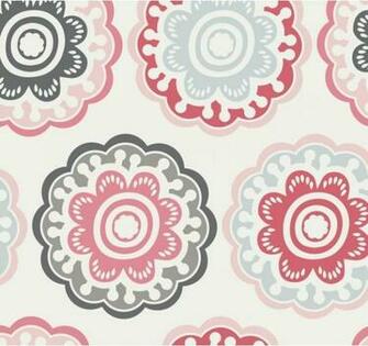 Zinnia Wallpaper Dwell Studio Patterns
