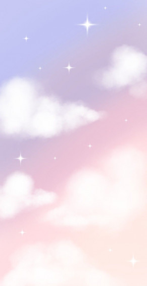 Galaxy Cloudy Sky Pastel Wallpaper Aesthetic Cute