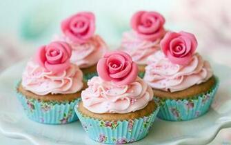 Cupcake Desktop Wallpaper A Yellow Background With