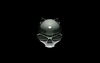 Artistic Skulls Wallpaper Black Skull Over The City Pictures