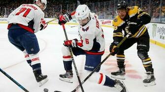 Oshie Ties It Caps Beat Bruins In Shootout Abc News