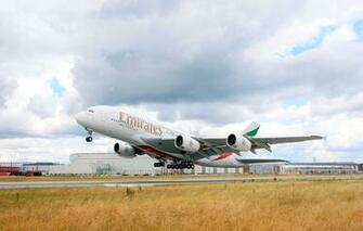Wallpaper The Sky Plane Day A380 Rise Airbus Huge