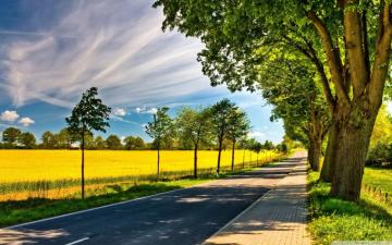 Late Summer Landscape Ultra HD Desktop Background Wallpaper For 4k