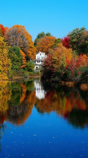 Lakeside Villa Wallpaper iPhone