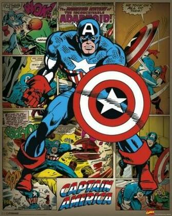 Marvel Comics Captain America Retro
