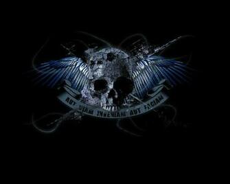 3d Abstract Dark Skull Fantasy HD Desktop Wallpaper