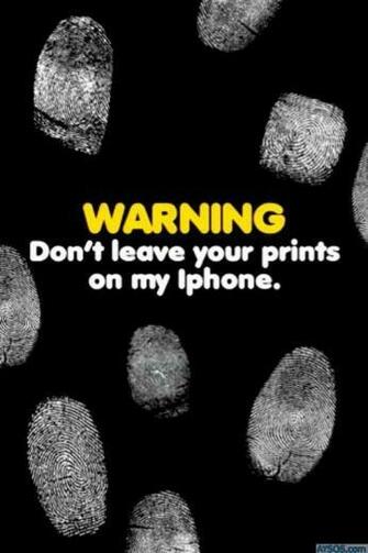 Funny iPhone Wallpaper Background Lock Screens Fingerprint