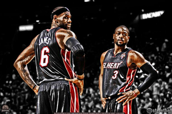 Lebron James Dunk Heat Wallpaper