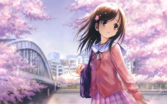 Cute Anime Girls Wallpaper