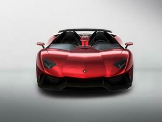 Lamborghini Aventador J Studio Front Wallpaper